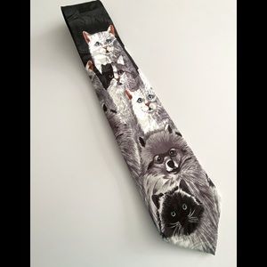 Renaissance Handmade Imported Men’s Cat Necktie